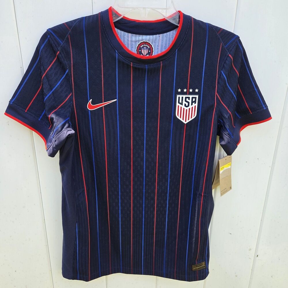 Womens Small Nike USA 2025/2026 Away Soccer Jersey Shirt 4 Stars FZ9121-452 NWT